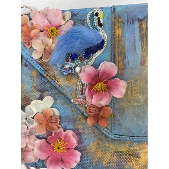 fendi customized multicolor canvas cross body bag - Picture 10 of 10